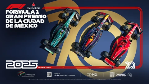 Gran Premio de México 2025: Se presentó el cartel de los 10 años