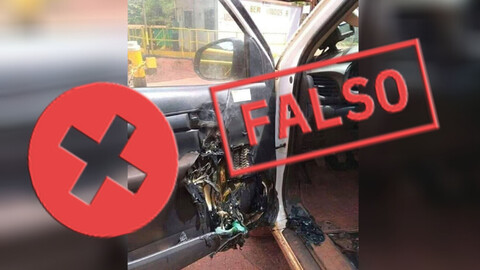 Fake News: el alcohol gel puede hacer que tu auto se incendie